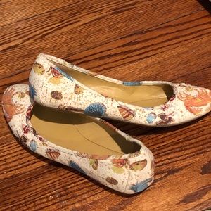 Seashell flats never worn